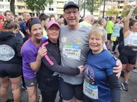 De kwart marathon runners